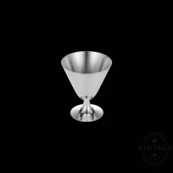 Cadeaux Cocktails Et Spiritueux*Christofle 8 Coupes à Cocktail argentées - Vintage