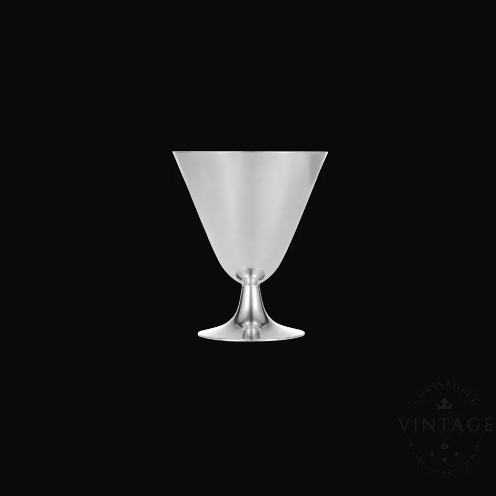 Cadeaux Cocktails Et Spiritueux*Christofle 8 Coupes à Cocktail argentées - Vintage
