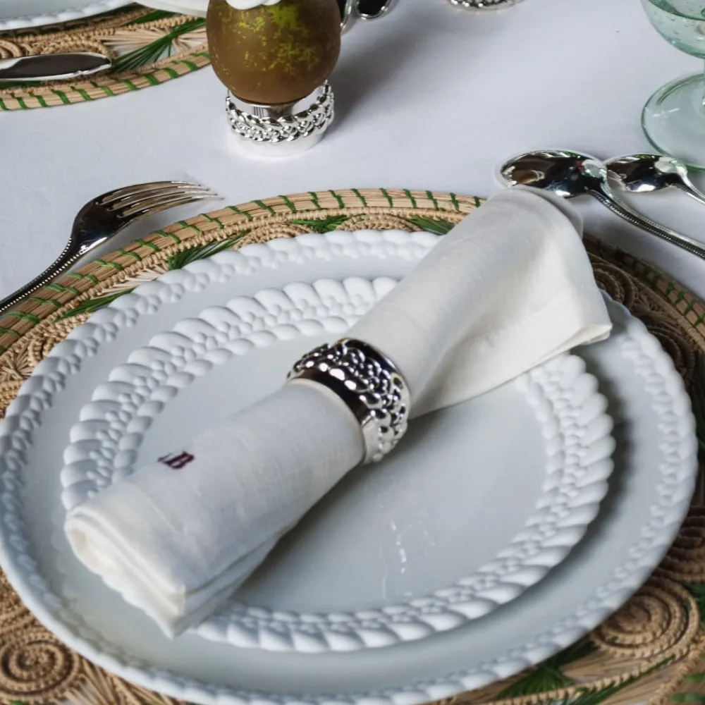 Assiettes*Christofle Assiette à Dîner en Porcelaine