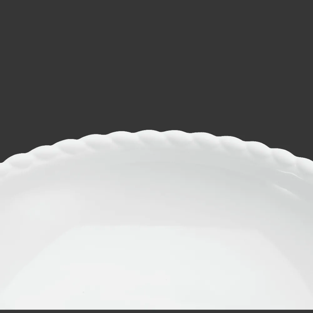Assiettes*Christofle Assiette à pâtes en Porcelaine