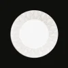 Assiettes*Christofle Assiette Américaine en porcelaine finition Platine