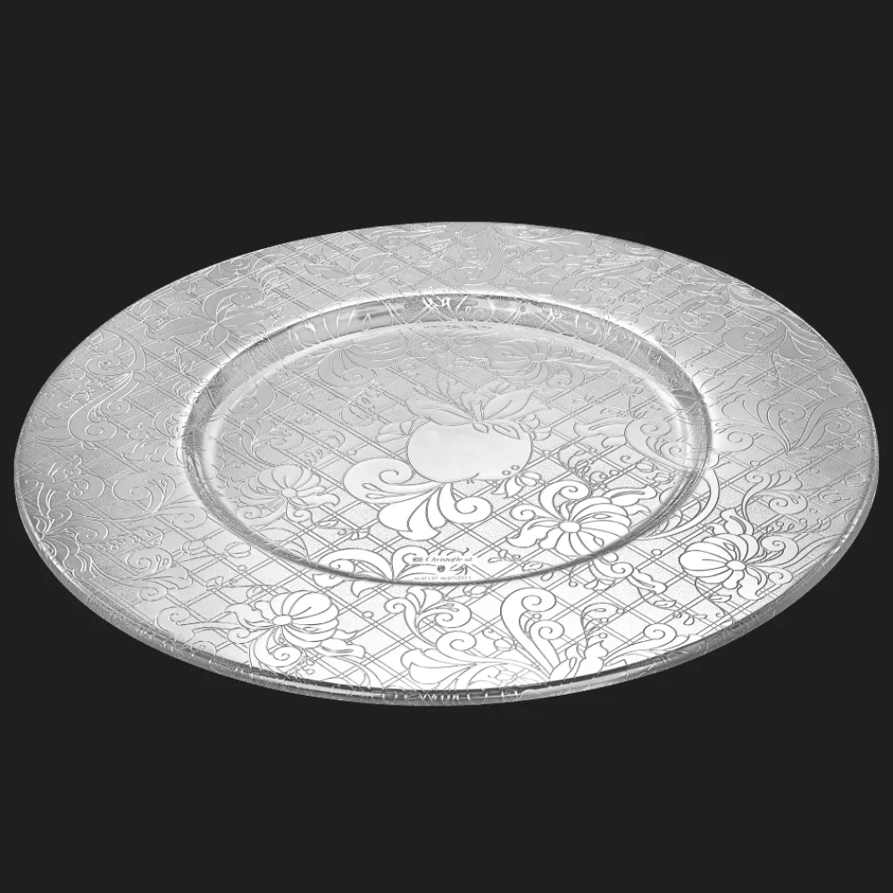 Assiettes*Christofle Assiette de présentation en métal argenté