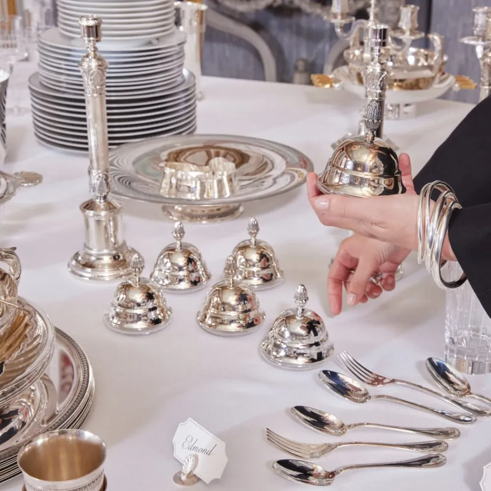 Accessoires De Table|Accessoires Thé Et Café*Christofle Beurrier individuel en métal argenté