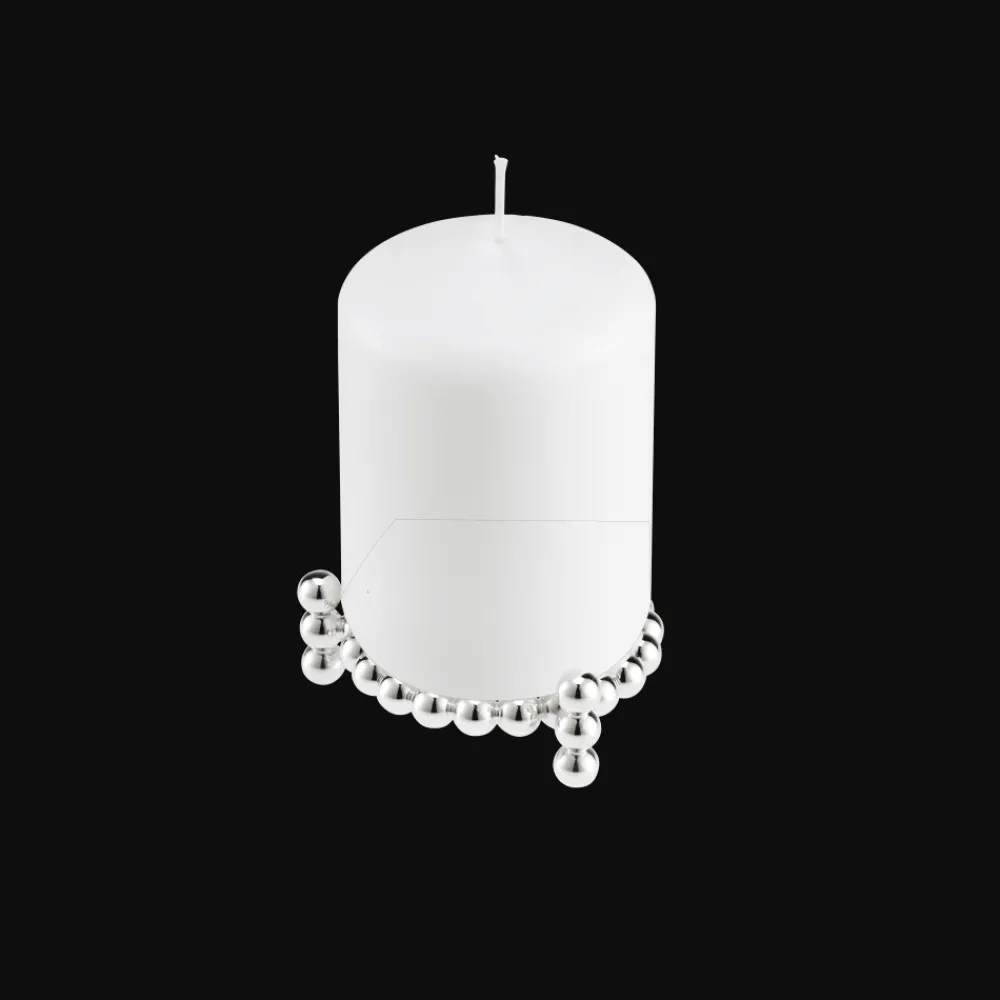 Petite Décoration|Les Petites Attentions*Christofle Bijou de Bougie en Métal argenté