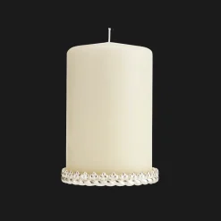 Petite Décoration|Bougeoirs Et Photophores*Christofle Bijou de bougie en métal argenté
