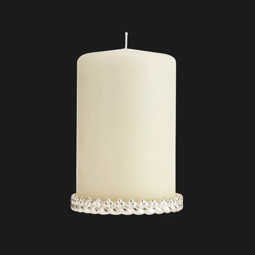 Petite Décoration|Bougeoirs Et Photophores*Christofle Bijou de bougie en métal argenté