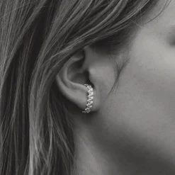 Boucles D’Oreilles Femme*Christofle Bijou d'Oreille en Argent Massif
