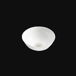 Services Asiatiques|Tasses Et Bols*Christofle Bol à riz en porcelaine finition Platine