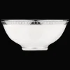 Services Asiatiques|Tasses Et Bols*Christofle Bol à soupe en porcelaine finition platine