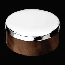 Boîtes*Christofle Boîte petit modèle en bois et métal argenté