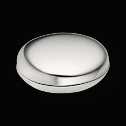 Cadeaux Personnalisables|Petits Accessoires*Christofle Boîte ronde à poser en métal argenté