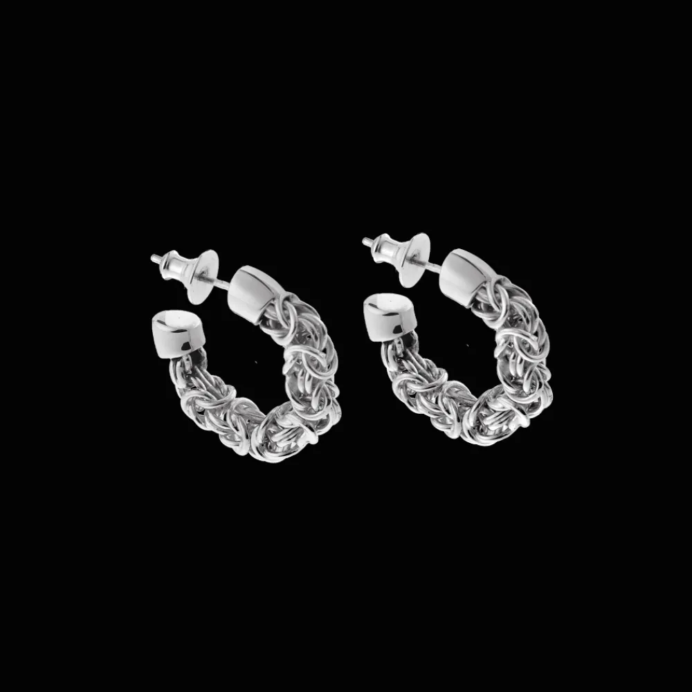 Boucles D’Oreilles Femme*Christofle Boucles d'Oreilles Créoles en argent massif