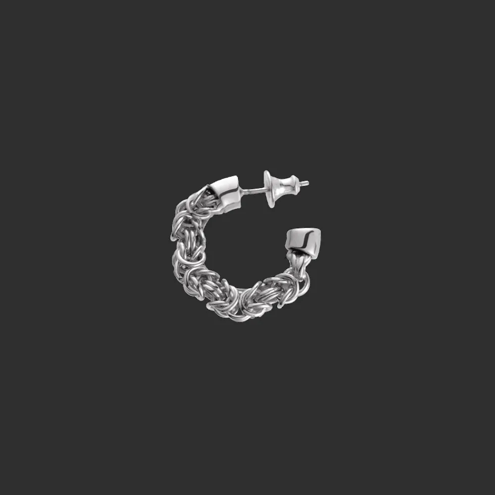 Boucles D’Oreilles Femme*Christofle Boucles d'Oreilles Créoles en argent massif