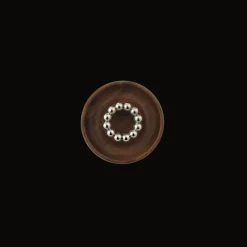 Les Petites Attentions|Bougeoirs Et Photophores*Christofle Bougeoir en noyer et métal argenté