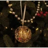 Décorations De Noël|Petite Décoration*Christofle Boule de Noël millésimée Dorée en métal argenté - Edition 2023