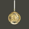 Décorations De Noël*Christofle Boule de Noël millésimée or en métal argenté - Edition 2022