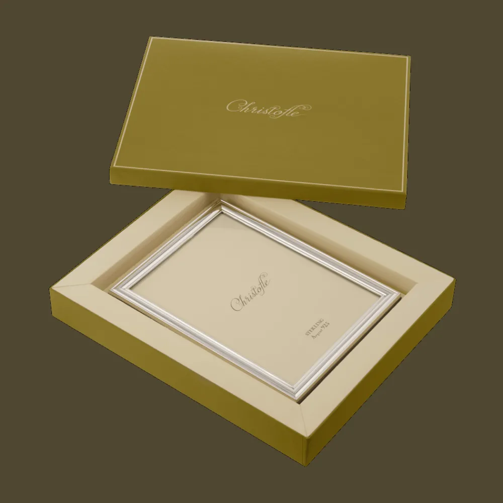 Cadeaux Personnalisables|Cadres À Photo*Christofle Cadre à photo en argent massif - pour photo de 18 x 24 cm