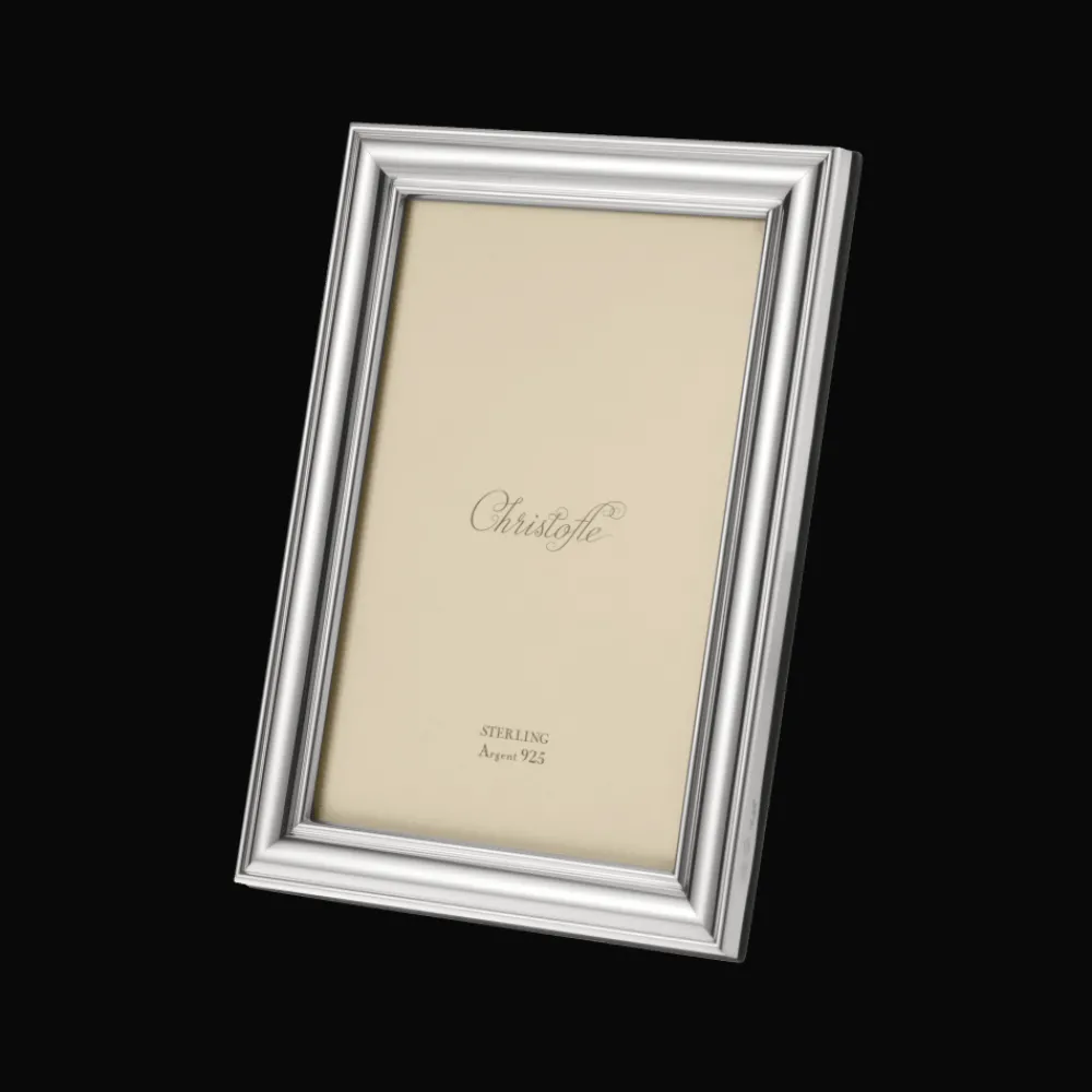 Cadeaux Personnalisables|Cadres À Photo*Christofle Cadre à photo en argent massif - pour photo de 10 x 15 cm