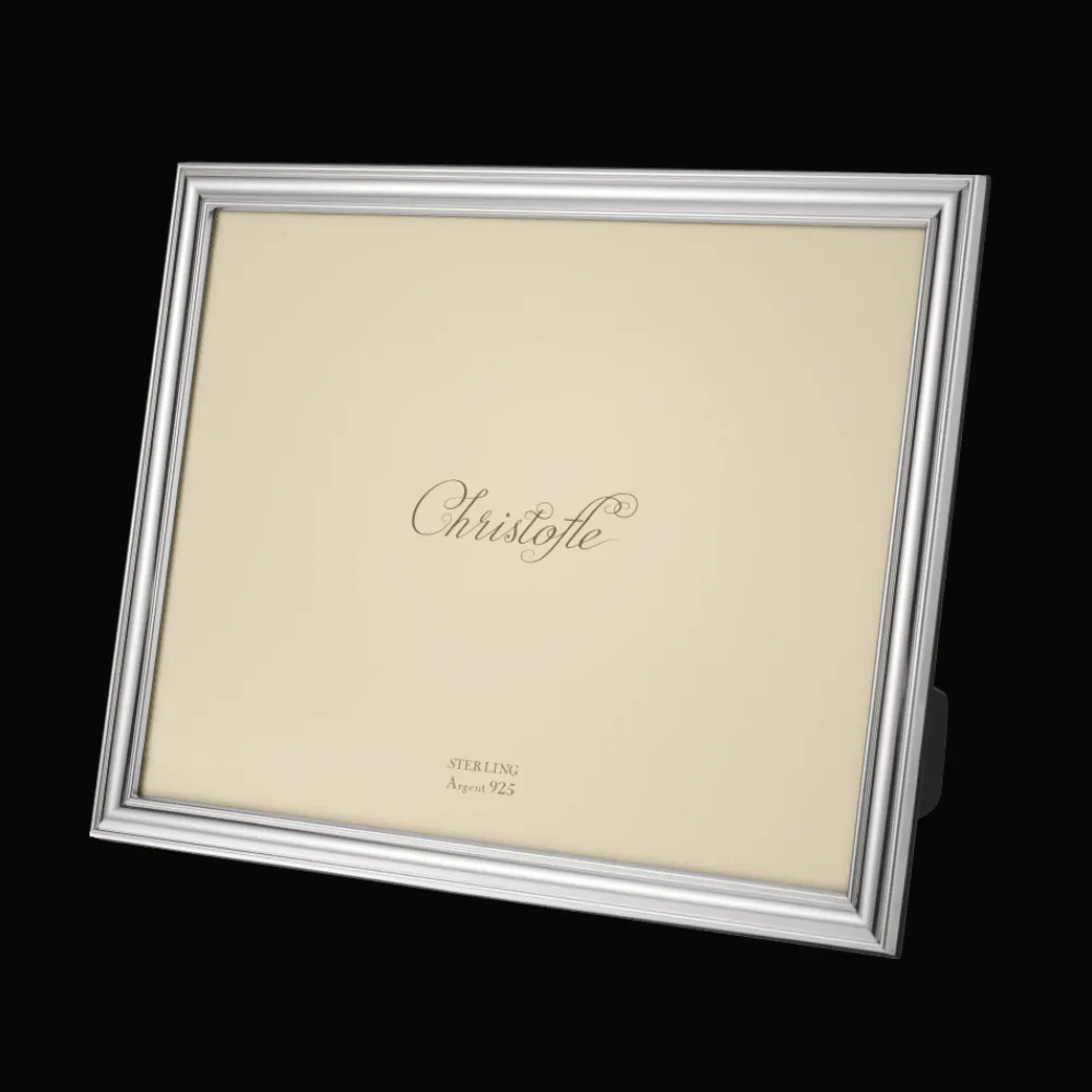 Cadeaux Personnalisables|Cadres À Photo*Christofle Cadre à photo en argent massif - pour photo de 22 x 28 cm