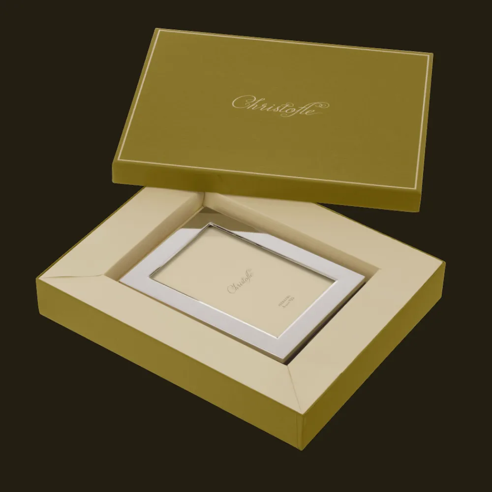 Cadeaux Personnalisables|Cadres À Photo*Christofle Cadre à photo en argent massif - pour photo de 10 x 15 cm