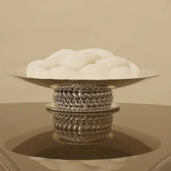 Accessoires De Table|Plats*Christofle Centre de table en Métal Argenté