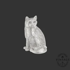 Cadeaux Enfants|Décorations Enfants*Christofle Chat Assis Argenté - Vintage