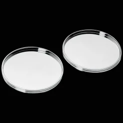 Cadeaux Oenologie|Les Petites Attentions*Christofle Coffret de 2 dessous de verre en métal argenté