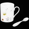 Cadeaux Enfants|Autour Du Repas*Christofle Coffret tasse en porcelaine et cuillère bébé en métal argenté