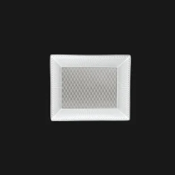 Plateaux Et Vide-Poches*Christofle Coffret Vide-poche en porcelaine finition Platine