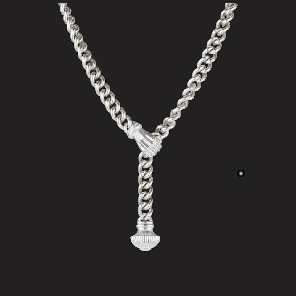 Colliers Et Pendentifs Femme*Christofle Collier en Argent Massif Rhodié