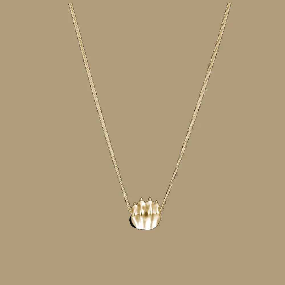 Colliers Et Pendentifs Femme*Christofle Collier Pendentif en Vermeil Or 24 Carats Patte de Lion
