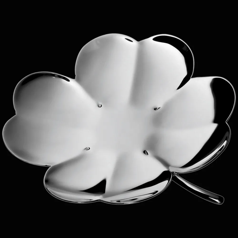 Décorations Enfants|Petite Décoration*Christofle Coupelle Trèfle à 4 feuilles en métal argenté