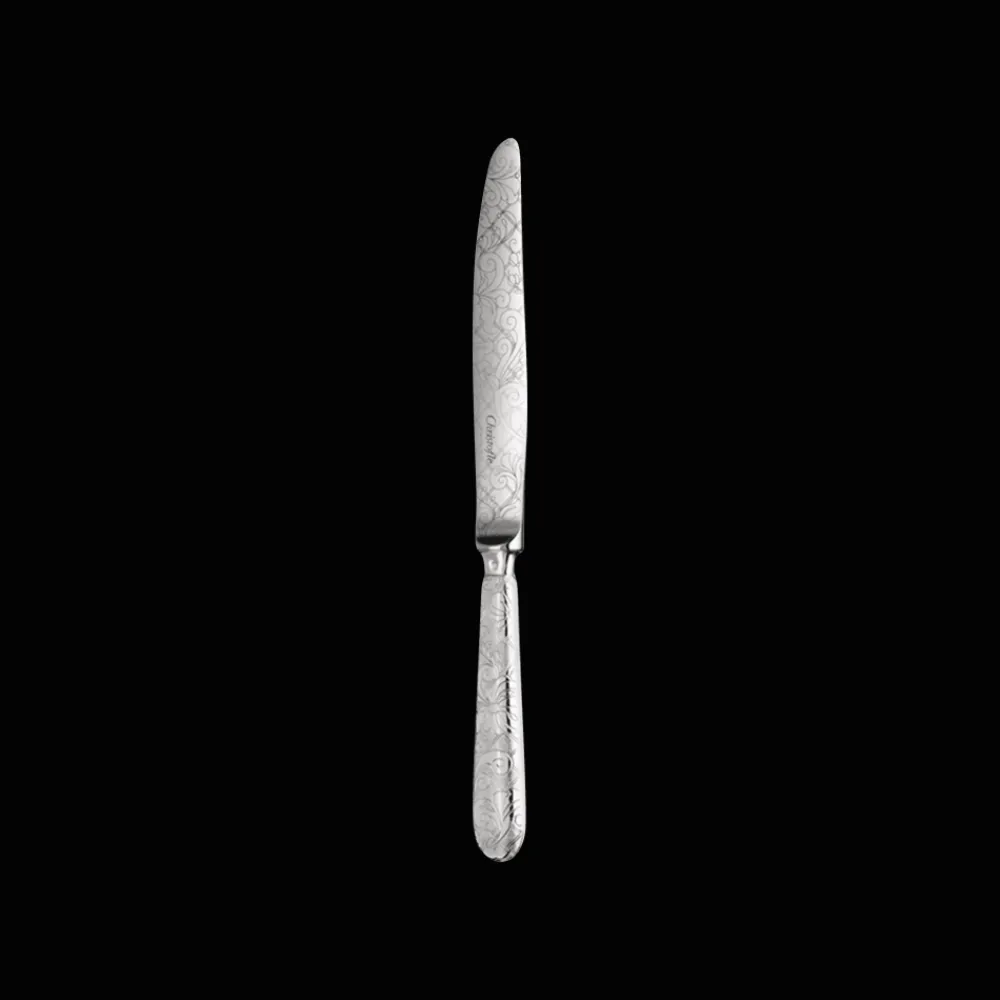 Couteaux Et Portes-Couteaux*Christofle Couteau à dessert en argent massif