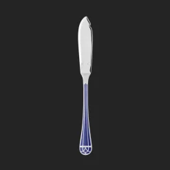 Couteaux Et Portes-Couteaux*Christofle Couteau à poisson en métal argenté - Bleu Marbré