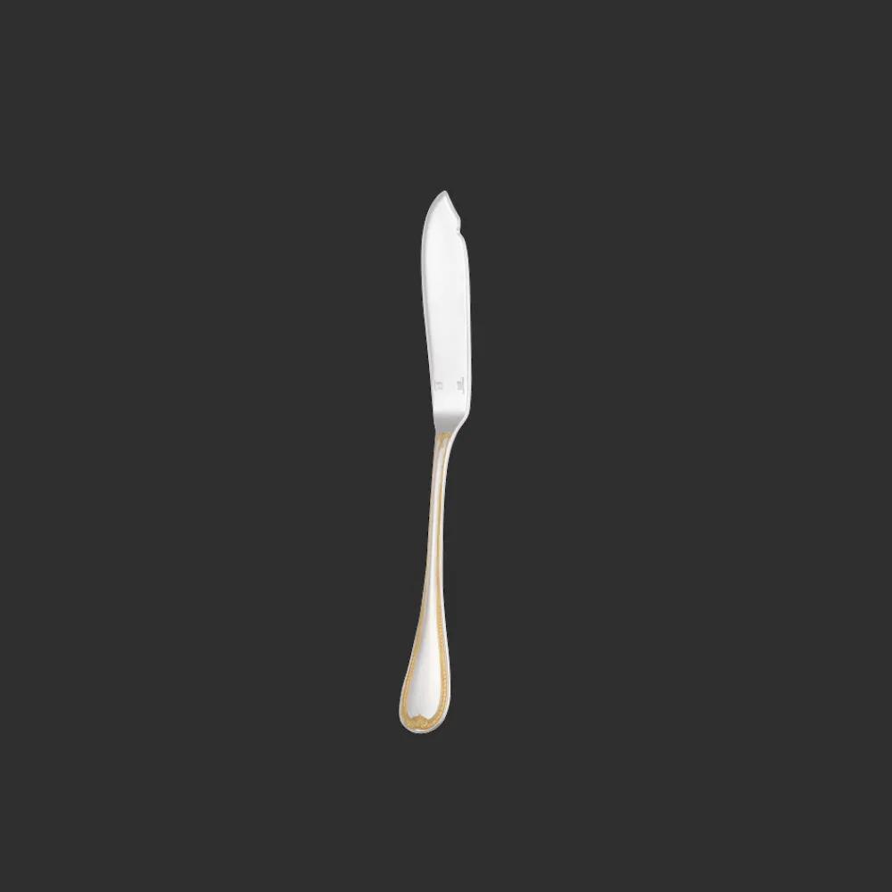 Couteaux Et Portes-Couteaux*Christofle Couteau à poisson en métal Argenté - dorure partielle