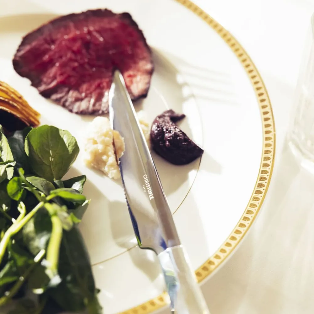Couteaux Et Portes-Couteaux*Christofle Couteau à steak en métal argenté