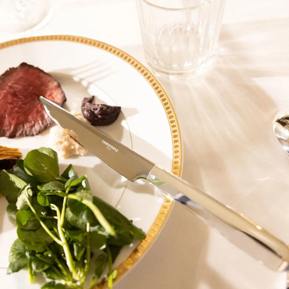Couteaux Et Portes-Couteaux*Christofle Couteau à steak en métal argenté