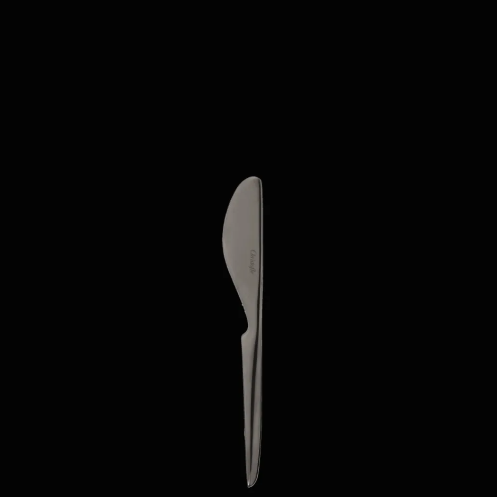 Couteaux Et Portes-Couteaux*Christofle Couteau à tartiner en acier - coloris noir