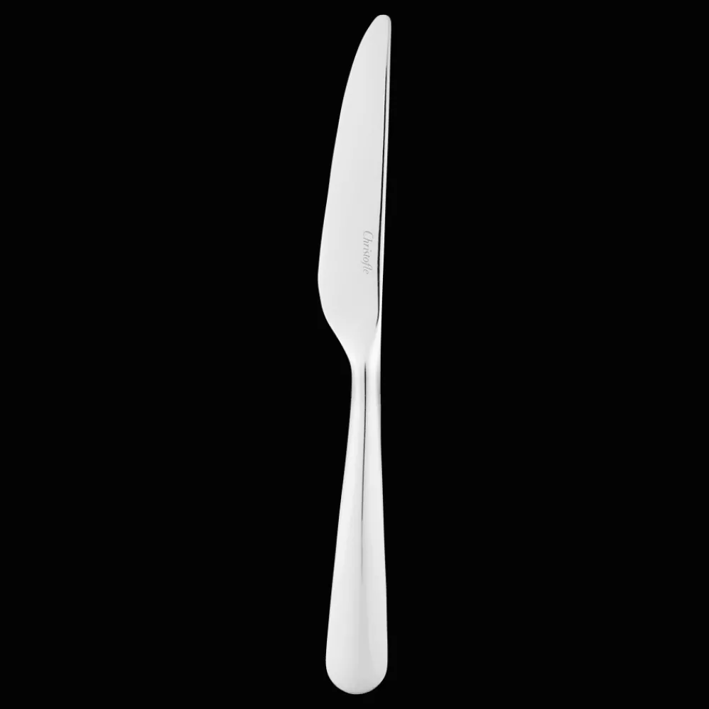 Couteaux Et Portes-Couteaux*Christofle Couteau de table cranté en acier