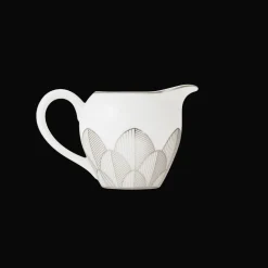Cadeaux Thé Et Café*Christofle Crémier 25cl en porcelaine finition Platine