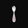 Cadeaux Personnalisables|Cadeaux Personnalisés*Christofle Cuillère naissance Rose Quartz Talisman Métal argenté