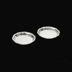Les Petites Attentions*Christofle Duo de dessous de verre argentés - Vintage