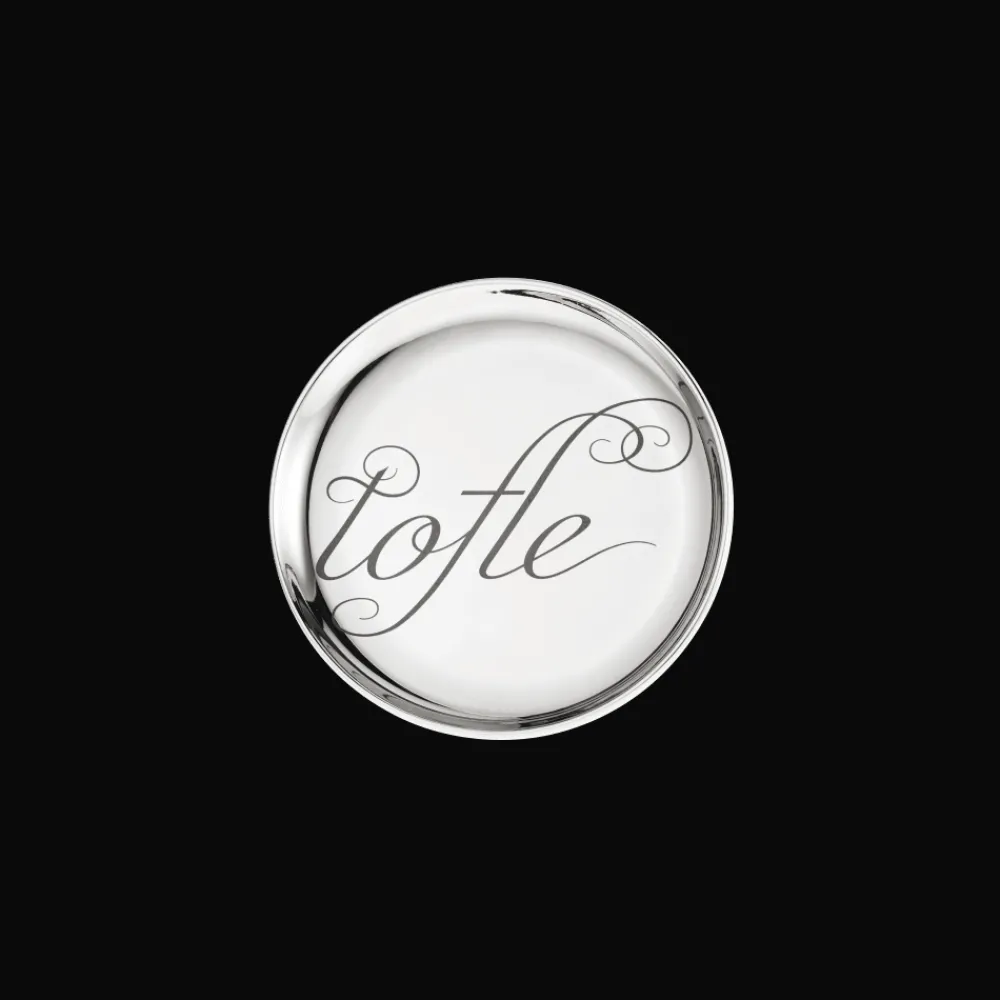 Cadeaux Cocktails Et Spiritueux|Cadeaux Oenologie*Christofle Duo de dessous de verre en Porcelaine finition Platine