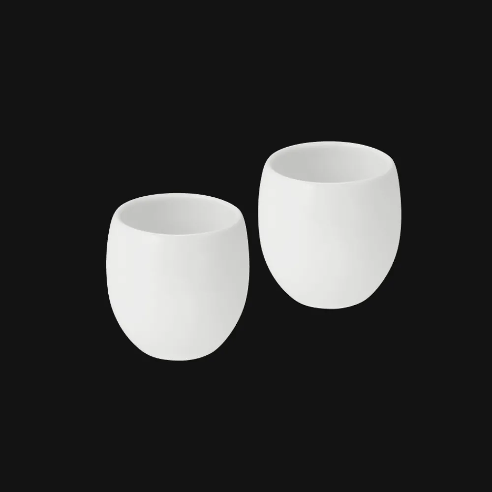 Cadeaux Thé Et Café|Accessoires Thé Et Café*Christofle Ensemble 2 tasses espresso/verrines en porcelaine