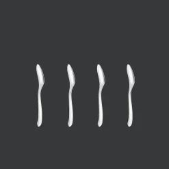 Les Petites Attentions|Services De Table Et Ménagères*Christofle Ensemble de 4 cuillères à espresso en métal argenté