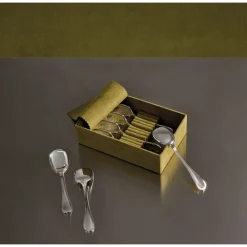 Coffrets Cadeau Couvert|Cuillères*Christofle Ensemble de 4 cuillères à glace en métal argenté