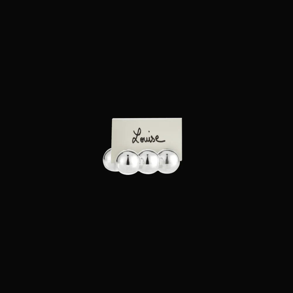 Les Petites Attentions|Accessoires De Table*Christofle Ensemble de 2 Marque-places Métal argenté