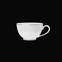 Cadeaux Thé Et Café|Accessoires Thé Et Café*Christofle Ensemble de 2 tasses à thé et soucoupes finition Platine