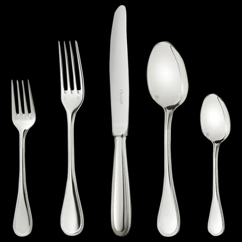 La Trousse Et Ensembles Individuels|Services De Table Et Ménagères*Christofle Ensemble individuel (5 pièces) en métal argenté