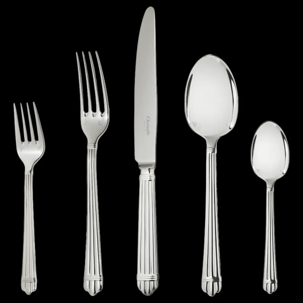 La Trousse Et Ensembles Individuels|Services De Table Et Ménagères*Christofle Ensemble individuel (5 pièces) en métal argenté